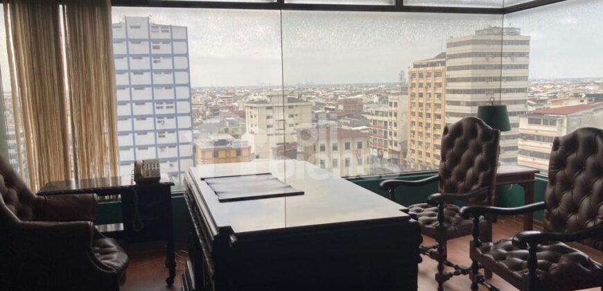 VENDO OFICINA DE 112 MTS EN PRIVILEGIADO SECTOR CENTRICO DE GUAYAQUIL