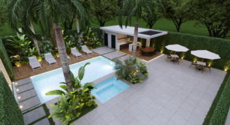 Departamento planta baja con patio y piscina, ubicado en Isla Mocolí, Via Samborondón.