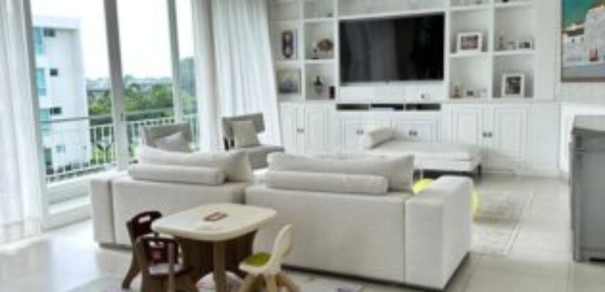 En Alquiler moderno departamento, 3 dorm, en Bluebay