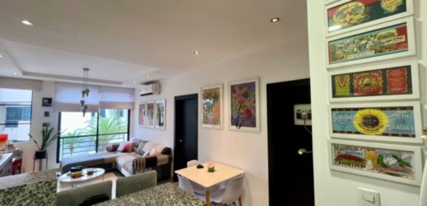 Departamento Full Amoblado de 2 Dorm en Alquiler San Bernardo, Samborondon