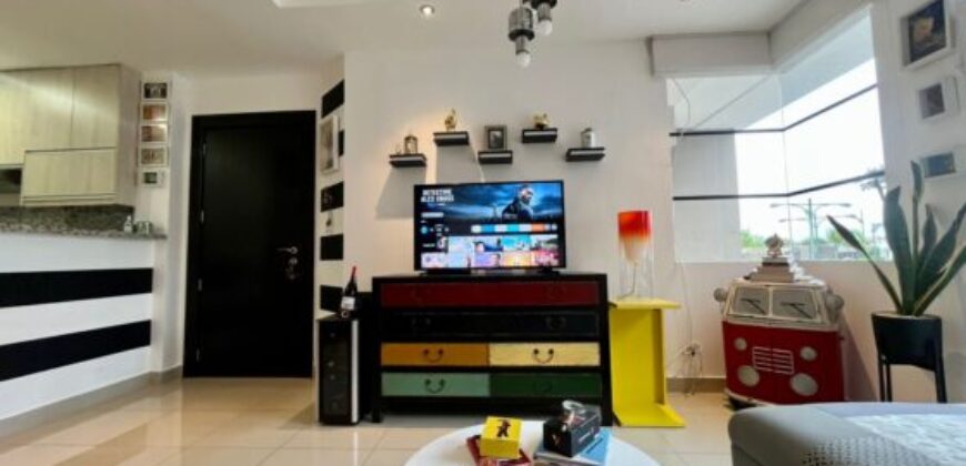 Departamento Full Amoblado de 2 Dorm en Alquiler San Bernardo, Samborondon