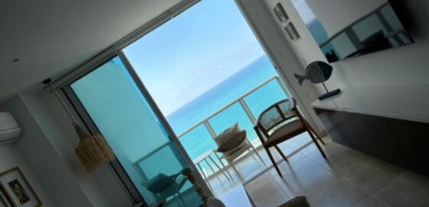 Departamento de 3 Dorm con Vista Al Mar, Full Amoblado en Alquiler, Punta Blanca
