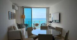 Departamento de 3 Dorm con Vista Al Mar, Full Amoblado en Alquiler, Punta Blanca