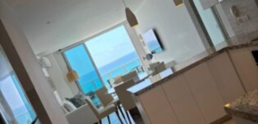 Departamento de 3 Dorm con Vista Al Mar, Full Amoblado en Alquiler, Punta Blanca