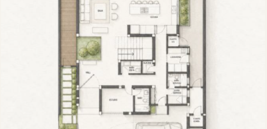 Moderna Casa Inteligente en Venta | Isla Mocolí – Urb. El Parque, Samborondón